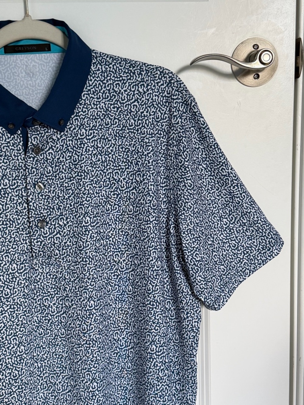 Greyson Men's Falcon Coral Dreams Polo Shirt Size Large 39811 - Picture 6 of 16